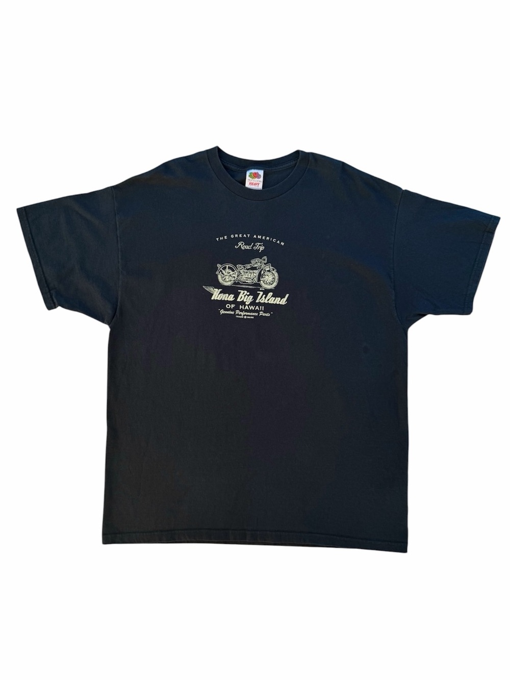 The Great American Road Trip Kona Big Island of Hawaii Motorcycle T-Shirt 2XL